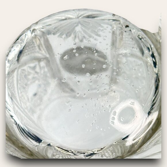 Cambridge Snowflake & Sunburst Clear Crystal Pitcher EVC No Chips EAPG - Picture 14 of 14